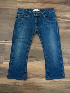 Y2K Levi's 504 Slouch Low Rise Capri Jeans Medium Wash Size 11